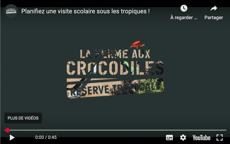  Ferme Crodiles 2026 Video