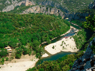 base pont arc descente canoe