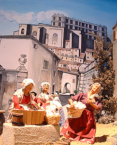 village miniature grignan lavandieres