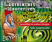 Temple Abou Simbel aux Labyrinthes de Hauterives