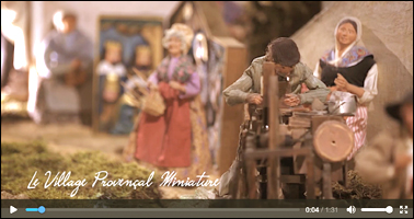 Village miniature Grignan video