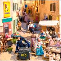 sortie enfants aux village provençal miniature de Grignan