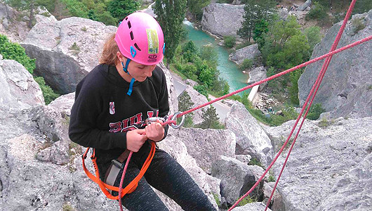 drome aventure escalade scolaire vercors